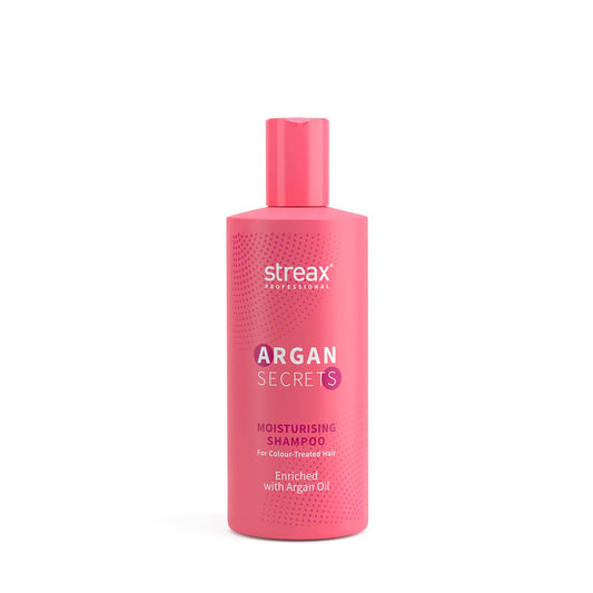 Streax Professional Argan Secrets Moisturising Shampoo: Argan Oil & UV Filter,