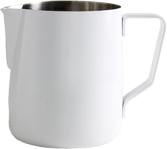 iKonbi Milk Jug – Stainless Steel, Matte White, 800