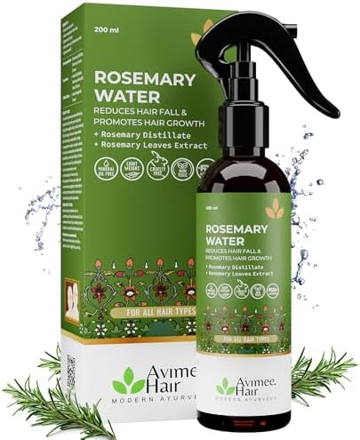 Avimee Herbal Rosemary Water For Hair Growth (200 ml) Mist Spray for Hairfall Rosemary Hai