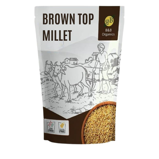 B&B Organics Browntop Millet: 1kg, Authentic Kula Saamai