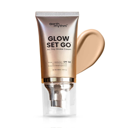 Earth Rhythm Glow Set Go Multipurpose Strobe Cream Spf 50 PA++++ | Used As Moisturizer, Pr