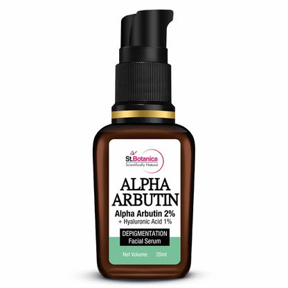 StBotanica Alpha Arbutin 2% + Hyaluronic Acid 1% Face Serum: 20
