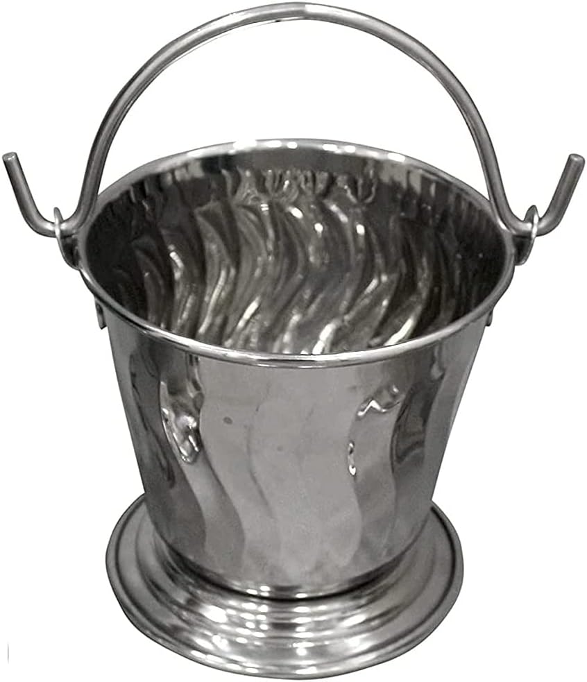 iKonbi Stainless Steel Serving Bucket with Spoodle Classic Serving Set Set of 4