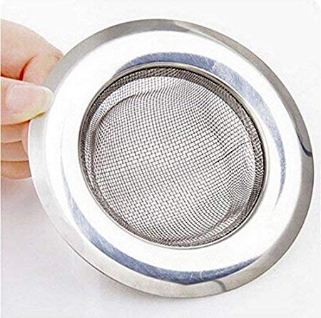 iKonbi Kitchen Sink Strainer Heavy Duty Stainless Steel Strainer Kitchen Drain Basin Basket Filter Stopper Drainer Sink Jali 11 cm