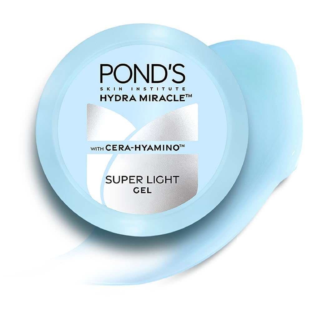 Pond's Super Light Gel Oil Free Moisturiser with Hyaluronic Acid + Vitamin E, 200 ml By Se