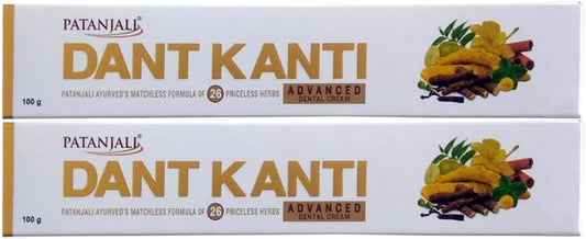 Patanjali Advanced Toothpaste Dental Cream, 100 g, Pack of