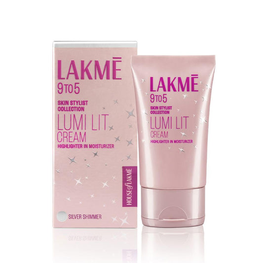 Lakme Lumi Lit Cream - Face Cream with Moisturizer + Highlighter, enriched with Niacinamid