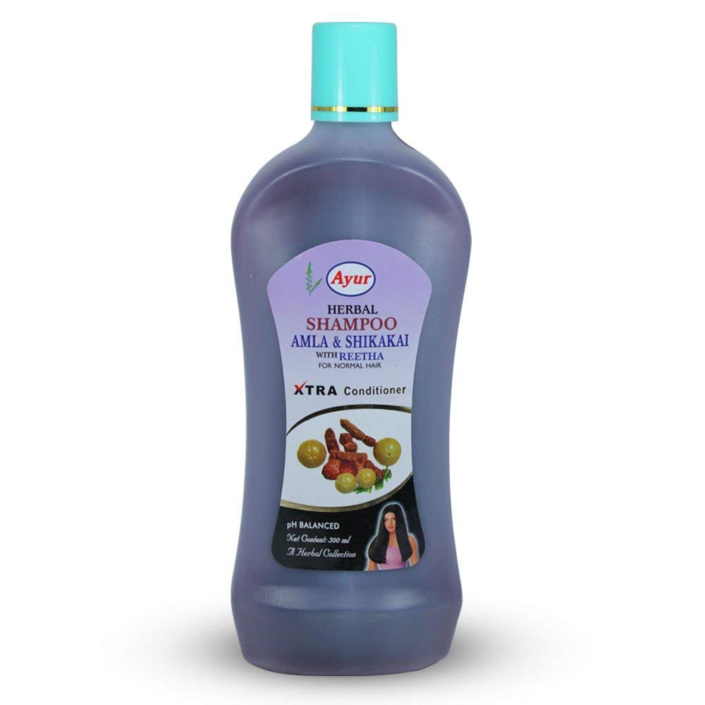 Ayur Herbal Shampoo: Amla & Shikakai with Reetha,