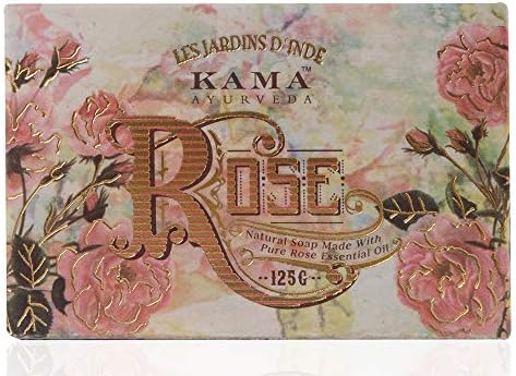 Kama Ayurveda Natural Rose Soap, 125g