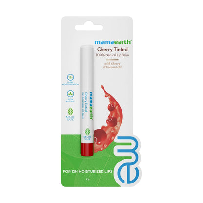 Mamaearth 100% Natural LipBalm for Women - 2 g (Cherry)