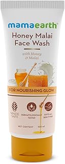 Mamaearth Honey Malai FaceWash with Honey & Malai For Nourishing 100 ml | For all skin typ