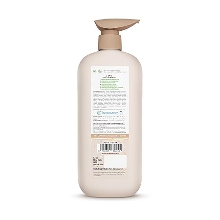 Mamaearth Rice Water Hydrating Body Lotion with Rice Water & Niacinamide for Dewy Glass Skin 400ml |