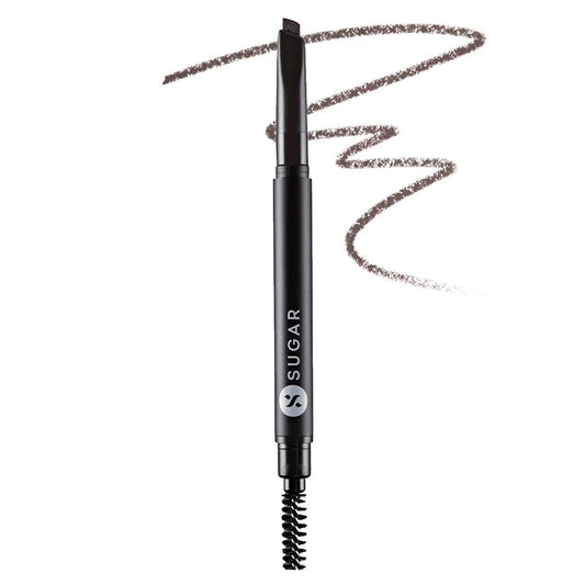 Sugar Cosmetics Arch Arrival Brow Definer 02 Taupe Tom - Grey Brown, Long Lasting, 12hr