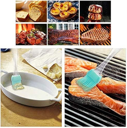 iKonbi Basting Brush Silicone Bristles, Multicolor, 6.5 inch