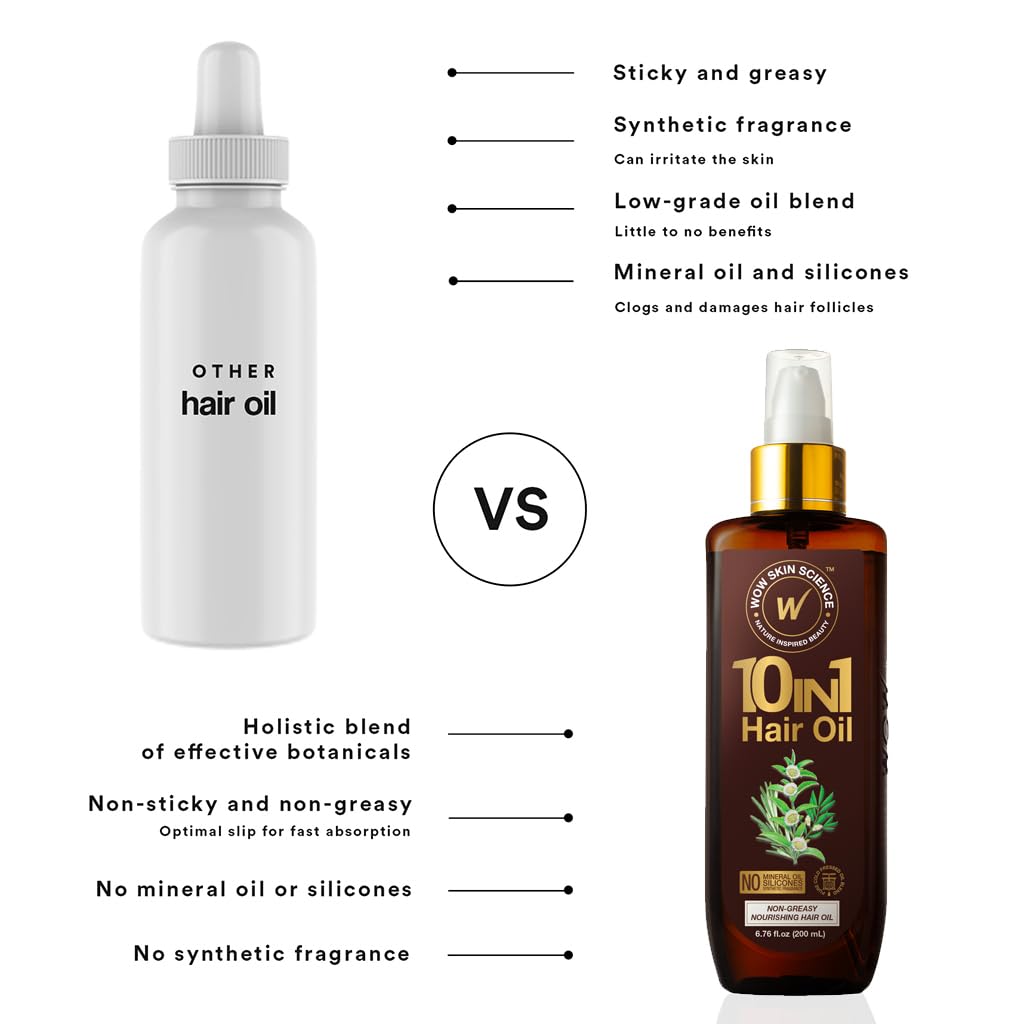 WOW 10 in 1 Hair Oil: 100 ml
