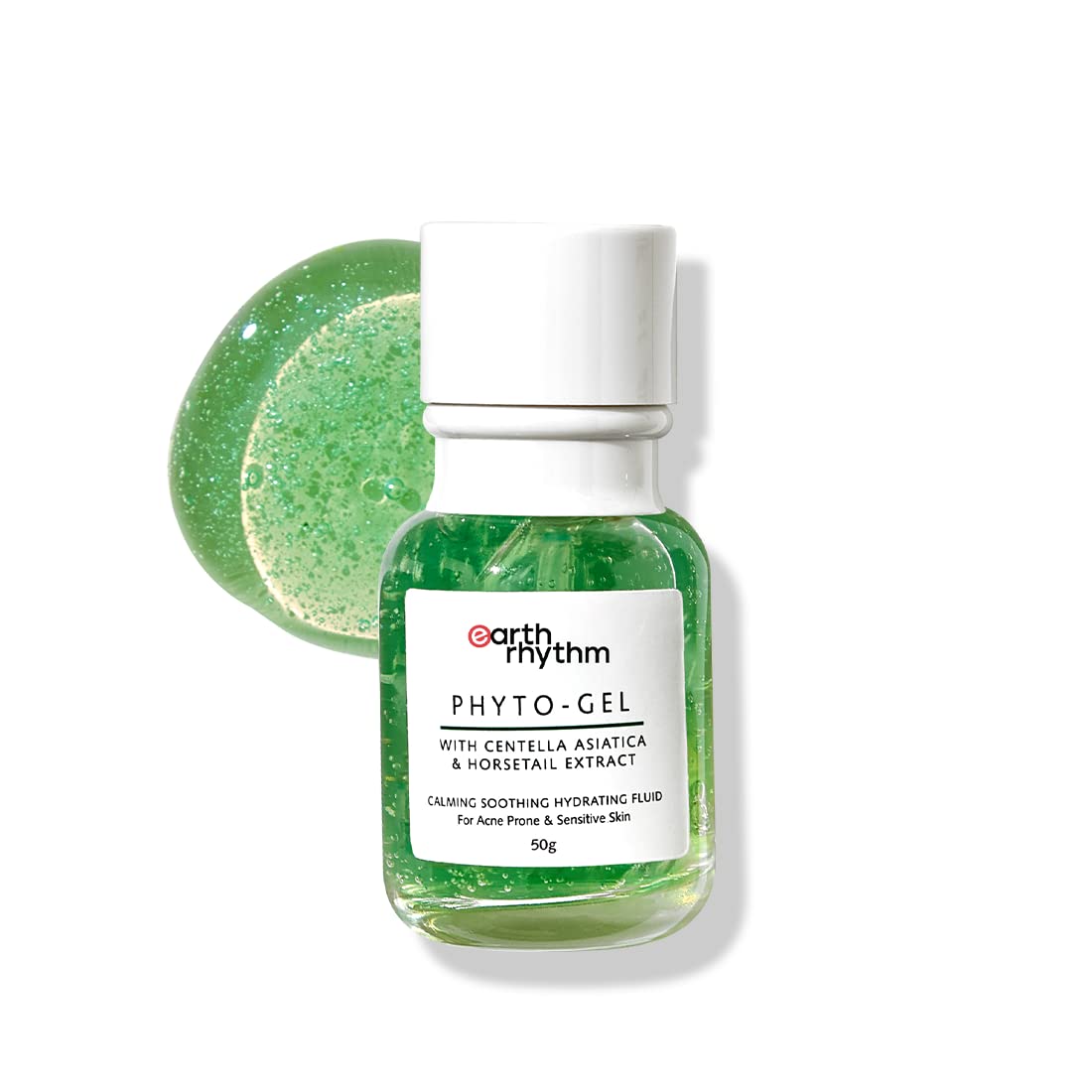 Earth Rhythm Phyto Gel with Centella Asiatica & Horsetail Extract FaceGel, For Acne Prone