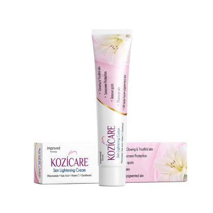 Kozicare Skin Lightening Cream: Kojic Acid & Arbutin, 15