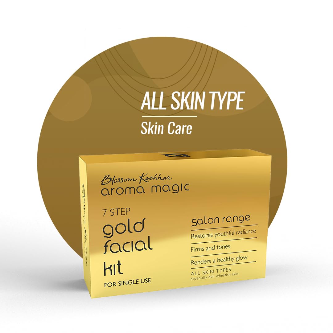 Gold Facial Kit: 7-in-1, with Marigold & Rose