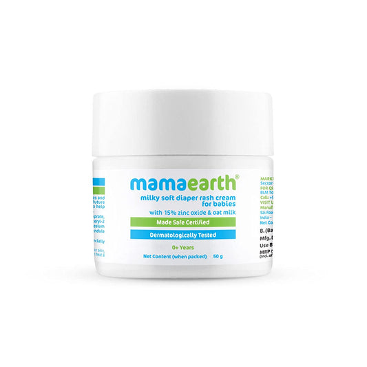 Mamaearth Milky Soft Diaper Rash Cream: For Babies, 50
