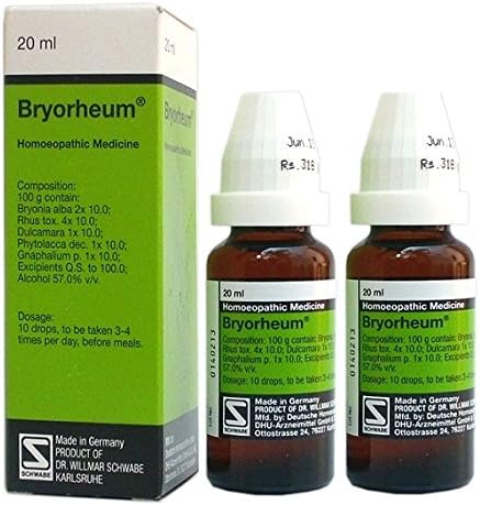 Dr. Willmar Schwabe Germany Bryorheum: Pack of