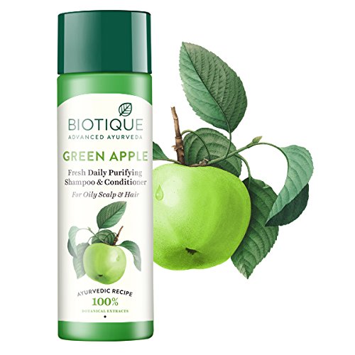Biotique Bio Green Apple Shampoo & Conditioner: Oily Scalp & Hair, 190