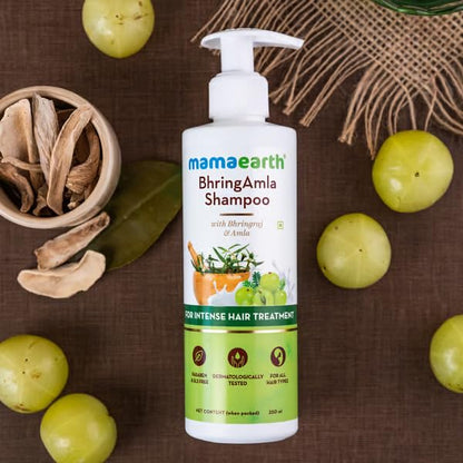 Mamaearth BhringAmla Shampoo: Bhringraj & Amla, 250 ml