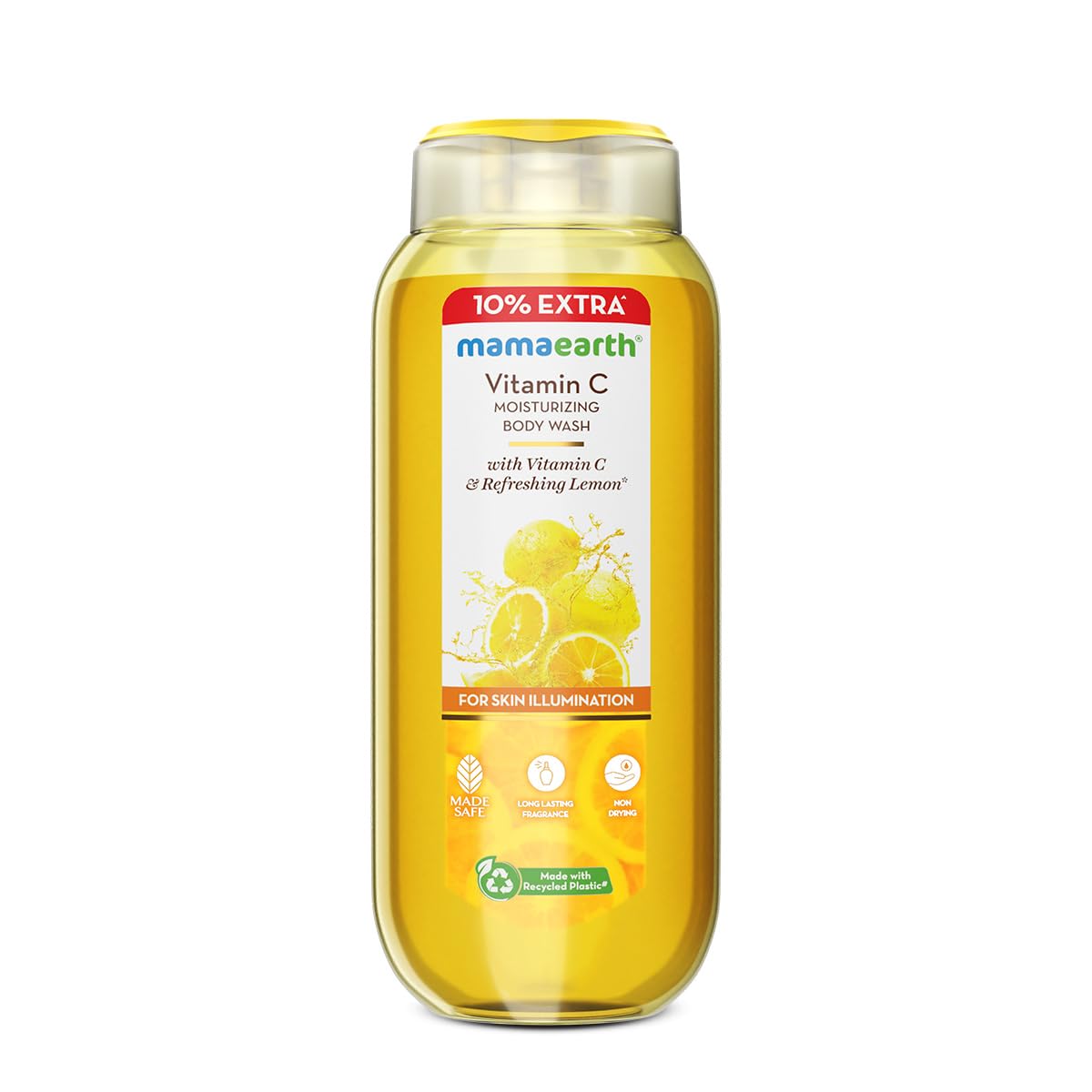 Mamaearth Vitamin C Moisturizing Body Wash: Lemon Scent, 275 ml