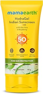 Mamaearth HydraGel Indian Sunscreen: SPF 50 PA++++, 50