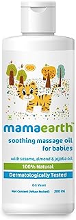 Mamaearth Soothing Baby Massage Oil, with Sesame, Almond & Jojoba Oil - 200ml