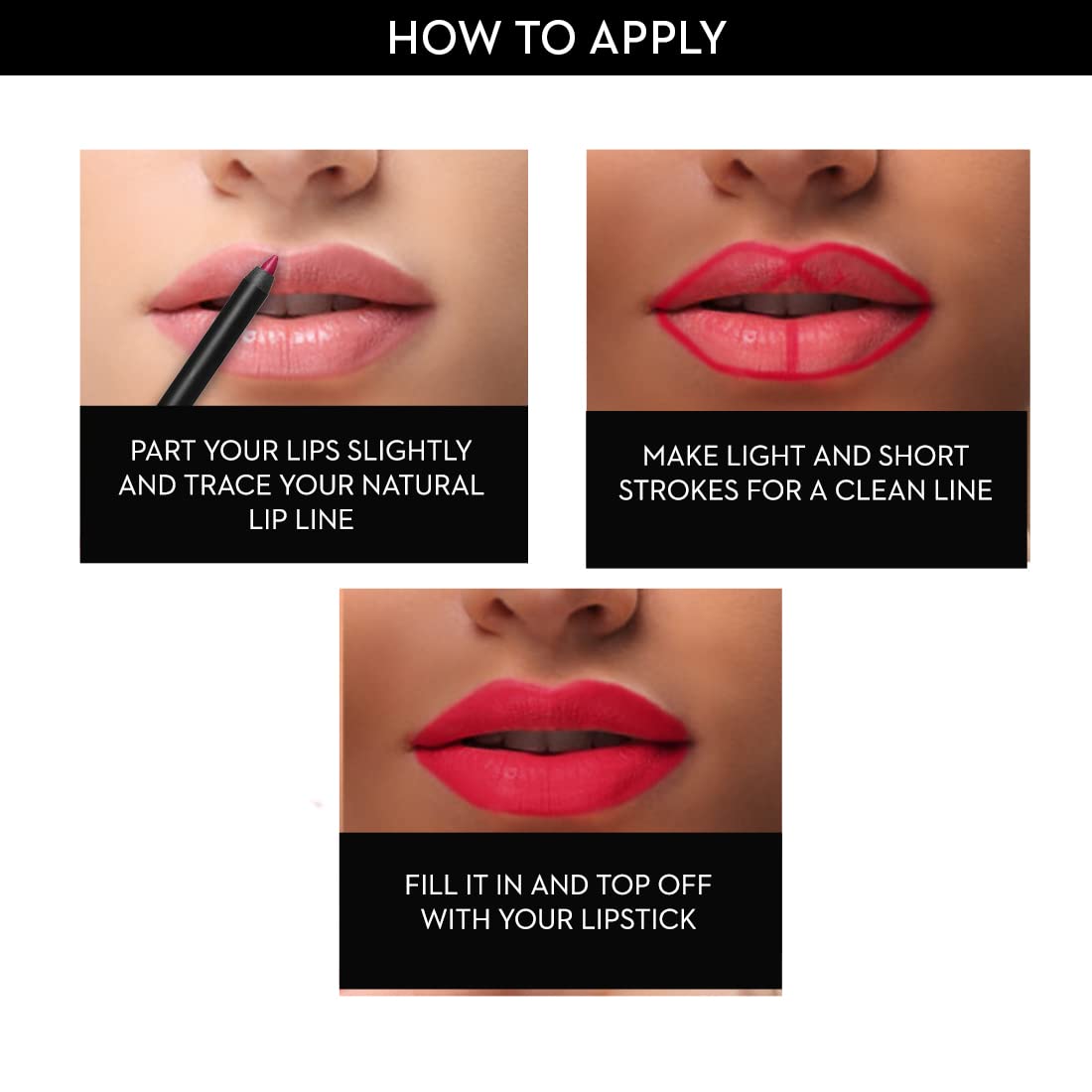 SUGAR Cosmetics Lipping On The Edge Lip Liner: 01 Taffeta Terracotta with Sharpener