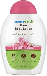 Mamaearth Rose Body Lotion: Rose Water & Milk, 200