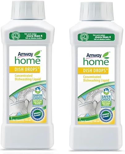 Amway Dish Drops Concentrated Dishwashing Liquid 200ml pack of 2