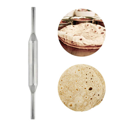 iKonbi Stainless Steel Rolling Pin/Rolling Pin Roller for Baking Pasta Fondant Cookies Pizza