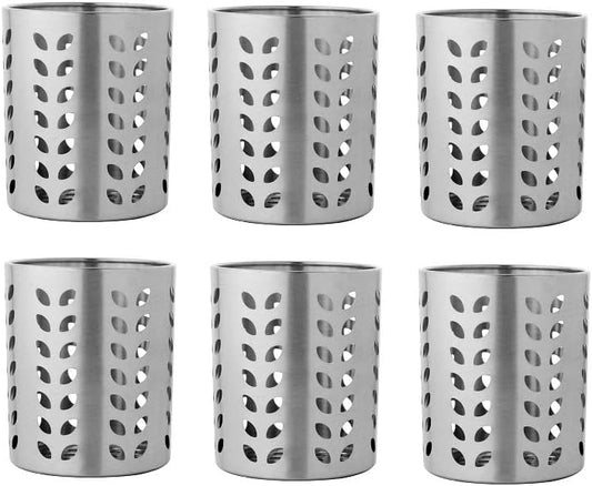 iKonbi Stainless Steel Leaf Cutlery Holder- Set of