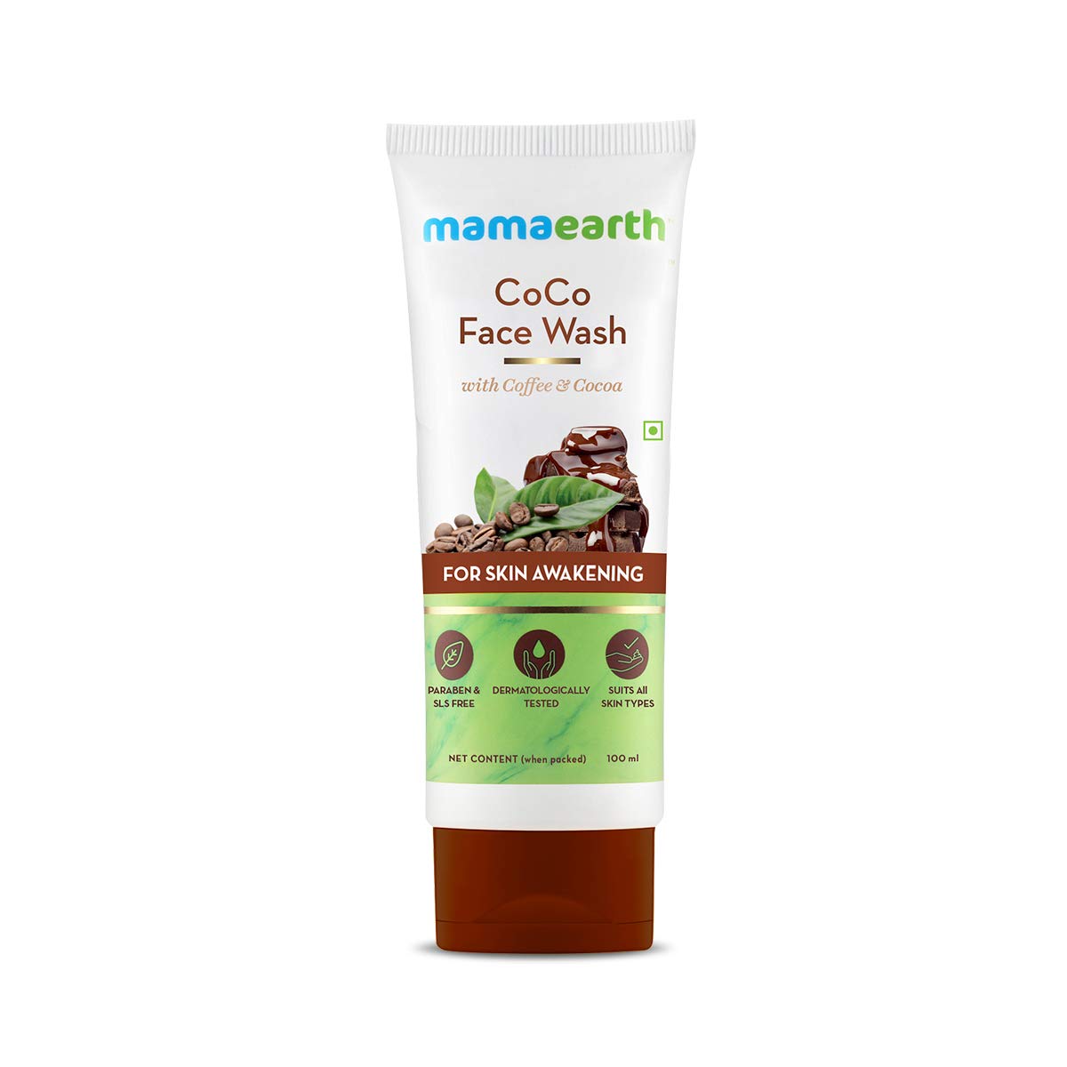 Mamaearth CoCo FaceWash: Coffee & Cocoa, 100