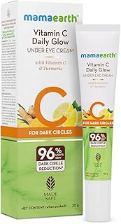 Mamaearth Vitamin C Daily Under Eye Cream: Vitamin C & Turmeric, 20