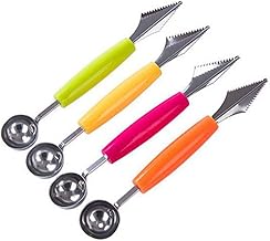 iKonbi Dual Purpose Melon Baller Fruit Carving Knife, Fruit Slicer, Watermelon Scoop,