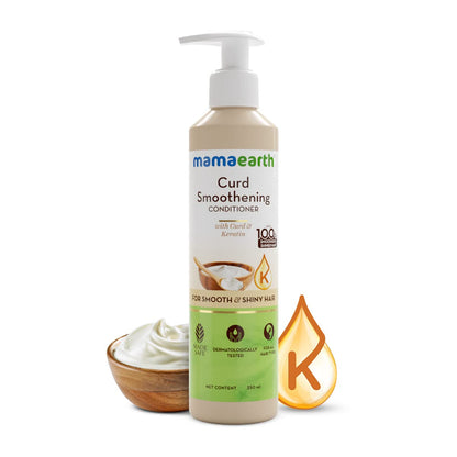 Mamaearth Curd Smoothening Conditioner: Curd & Keratin, 250 ml