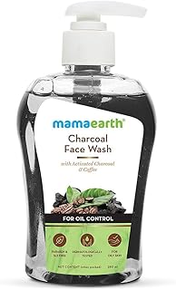 Mamaearth Charcoal FaceWash with Activated Charcoal & Coffee for Oil Control (250ml)