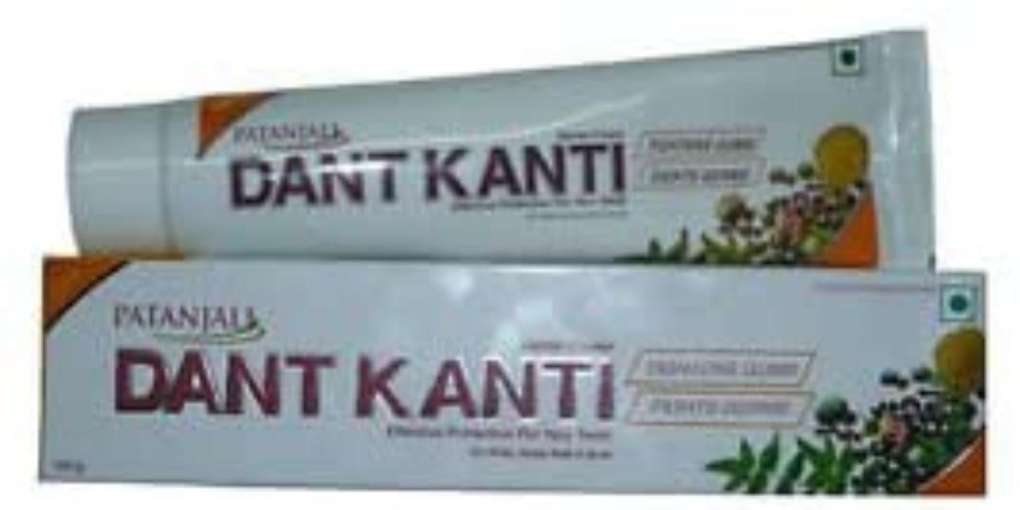 patanjali Dant Kanti Toothpaste 100 gm (Pack of 3) By Brand patanjali