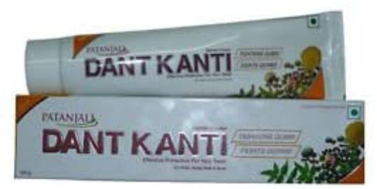 patanjali Dant Kanti Toothpaste 100 gm (Pack of 3) By Brand patanjali