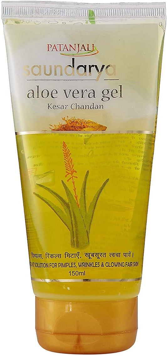 Patanjali Saundarya Aloe Vera Gel with Kesar Chandan, 150mlOne Free Prakruthi Ginger Candy