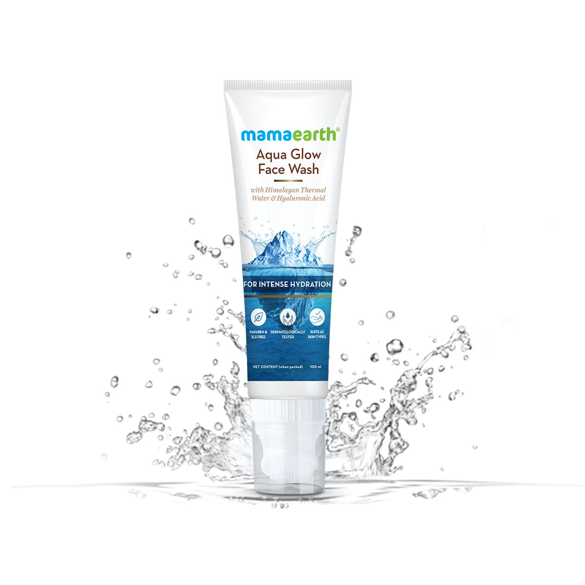 Aqua Glow FaceWash With Himalayan Thermal Water and Hyaluronic Acid for Intense Hydration