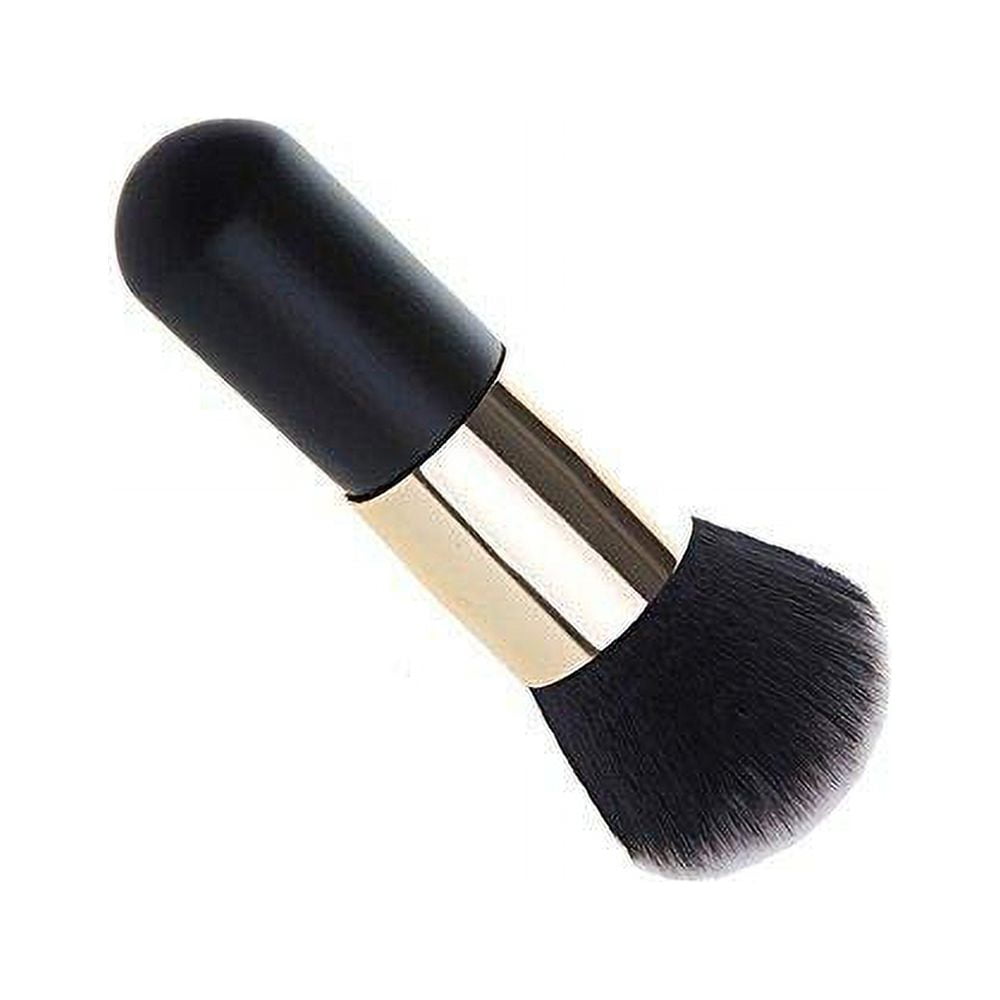 Brain Freezer Persian Bristle Makeup Brush- Black, Golden