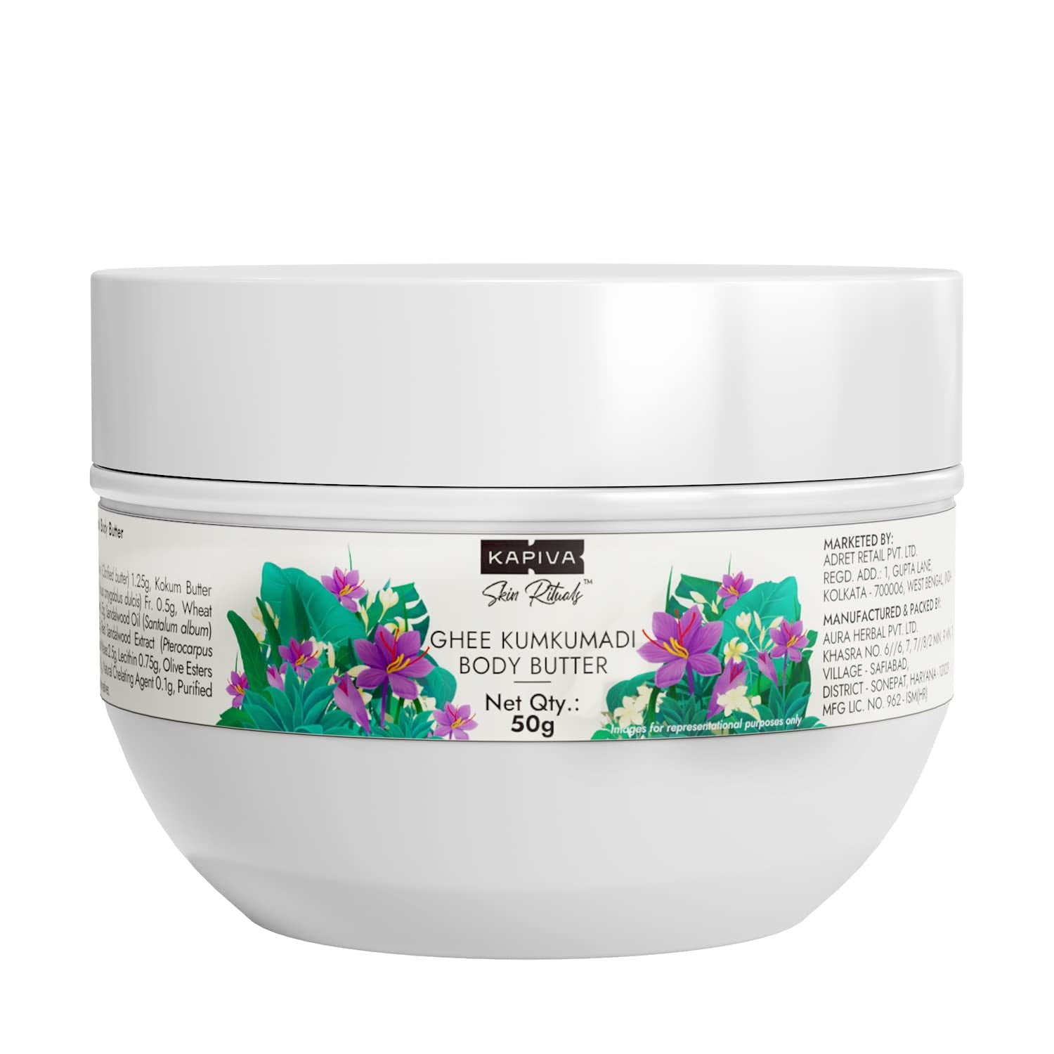 Kapiva Skin Rituals Ghee Kumkumadi Body Butter-50G