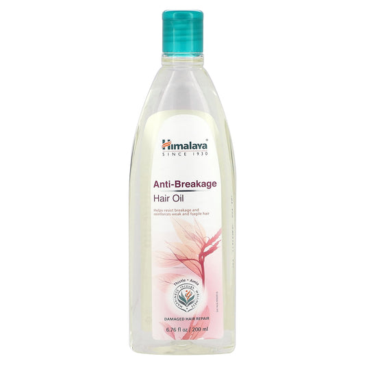 Himalaya Anti-Breakage HairOil with Thistle and Amla for Damaged, Fragile Hair and Split e