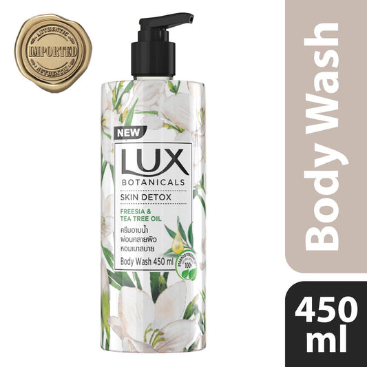 Lux Skin Detox Freesia & Tea Tree Oil BodyWash(450ml)