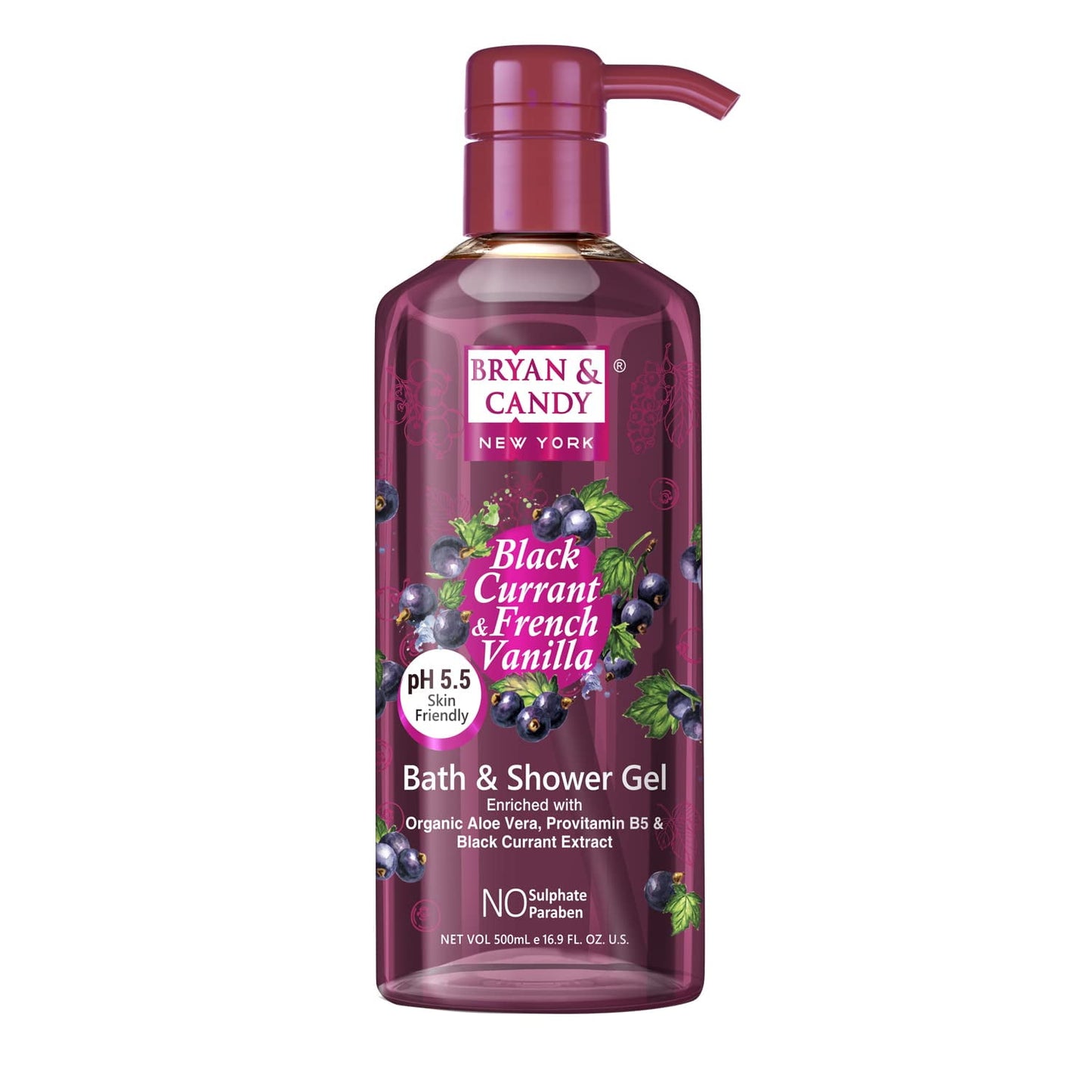 Bryan & Candy Shower Gel With Aloe Vera. Gentle, Moisturizing BodyWash For Soft, Supple Sk