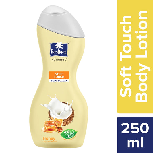 Parachute Advansed Soft Touch BodyLotion For Women & Men - 100% Natural, 72h Moisturisatio