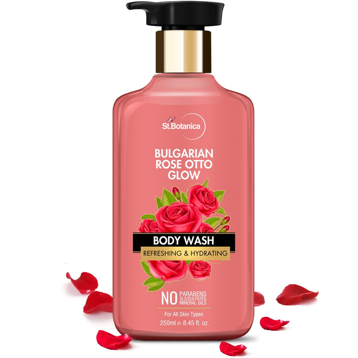 St.Botanica Bulgarian Rose Otto Glow BodyWash - 250ml
